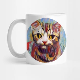 Bright-Eyed floppy cat Mug